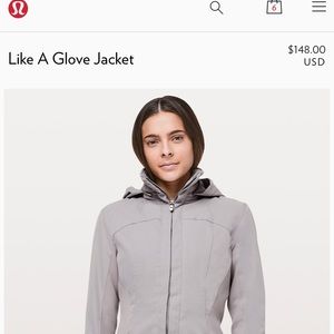 ❌SOLD❌ LULULEMON like a glove jacket size 10